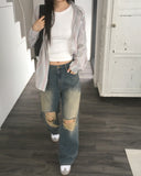 Keron Overfit Striped Shirt