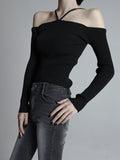 Neck strap knit sleeve