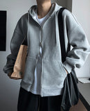 Two-way base hood zip-up