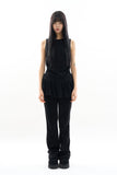 Mers flare sleeveless top