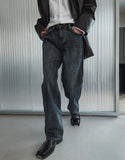 Chio washing wide denim pants