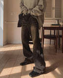 Wrangle Flare Maxi Denim Pants