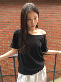 Yurimi One Off-Shoulder Loose Fit Tee