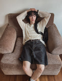 Gody Non-Fade Bermuda Denim Pants