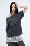 Ola Lace Wrap Short Skirt