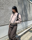 Retum Pocket Button Cotton Short Jacket