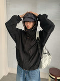 Kakit Check Hood Windbreaker Jumper