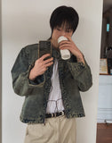 Lauren Cut Vintage Washed Denim Jacket