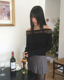 Gob Year-End Look Party Wool Pleated Mini Skirt