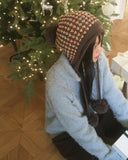 Woolly Vintage Nordic Drop Knit Beanie Hat