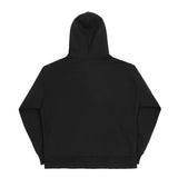 Clover smile embroidery hooded zip-up