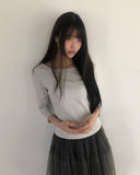 Ekin Sheer Layered Skirt Pants