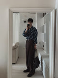Standard long wide slacks