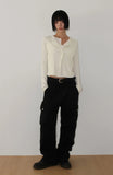 LAYERED RIB CARDIGAN