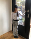 Buell Tiered Bootcut Skirt Pants