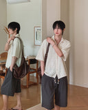 Marilyn Mesh Knit Short Sleeve Shirt