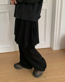 Kimters Brushed Banding Skirt Pants