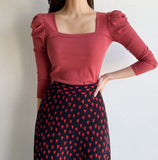 Liabel Square Neck Puff T-shirt