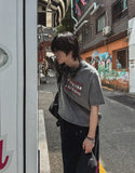 Blossom Printing Pigment Short Sleeve T-shirt