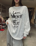 Lost printing loose fit long sleeves