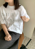 Marty Lettering Over Short Sleeve Tee