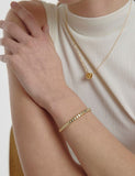 [Premium Plating] Ice Block Cuff Bangle