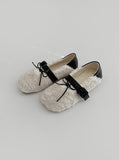 1102 Fur Flat Shoes (1.5 cm)
