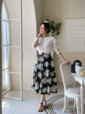 Roden Smoke Shirring Puff Blouse