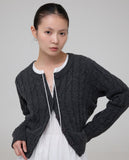 Taryn cable cardigan