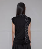 Layered Dot Scarf T-Shirt