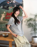Tokyo Print Crop Short Sleeve T-shirt