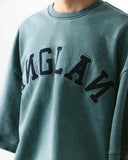 [AG] Applique Pigment String Sweat Half Tee