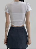 Ruzen Unneck Crop Tee