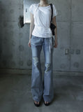 Bluven Damaged Bootcut Denim