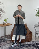 Luper crop check shirt