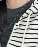 Kimo Stripe Hood Zip-Up