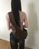 Lume Unbalanced Shoulder Slit Polar Knit