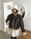 Stack Overfit Belt Fur Leather Mustang