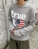 Mivens Printing Round Long Sleeve Tee