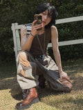 Const Bring Damaged Wide Denim