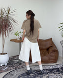 Reuben Curve Stitch Bermuda Pants