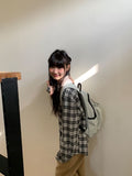 Kanpav Check Over Long Sleeve Shirt