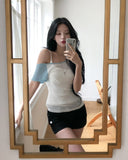 Bunny Raglan One-Shoulder Short Sleeve