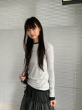 Nakeun Round Long Sleeve Tee