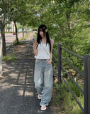 [Summer Fabric] Early Denim Wide Pants
