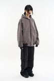 Bluff incision bio hooded zip-up jumper