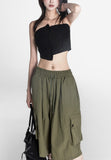 Rain Wide Short Cargo Pants