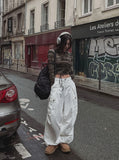 Harpy 3 Snap Pintuck Wide Cargo Pants