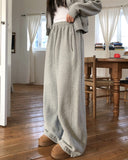 [U-BASIC] Snack Brushed Wide Training Pants
