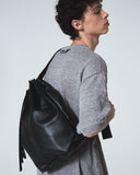 ONE STRAP BUCKET LEATHER BAG